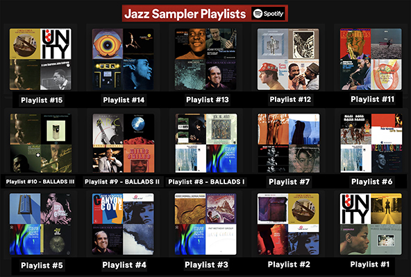 Spotify Jazz Sampler Playlists