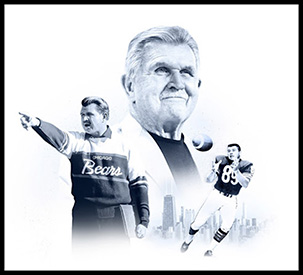 Mike Ditka - Line Drawing Portrait
