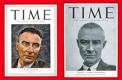 J. Robert Oppenheimer Time Magazine Covers Collage