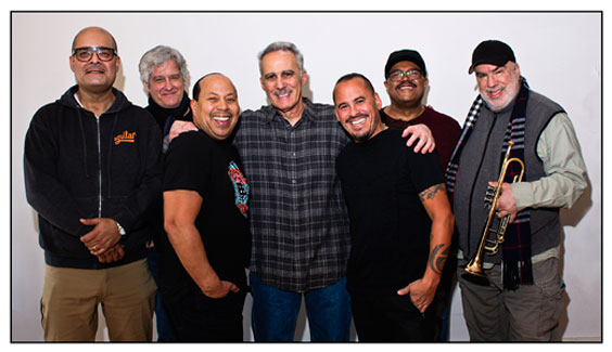 Rubén Rodríguez-Rob Mounsey-Bobby Allende-Steve Khan-Marc Quiñones-Dennis Chambers-Randy Brecker Photo:Richard Laird