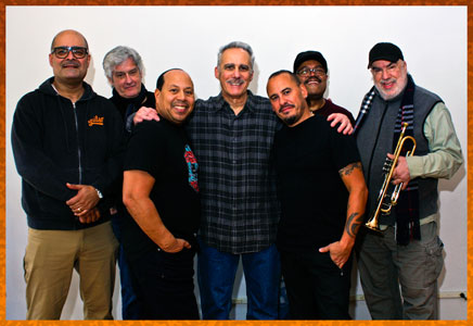 Rubén Rodríguez-Rob-Mounsey-Bobby Allende-Steve-Marc Quiñones-Dennis Chambers-Randy Brecker | Photo: Richard Laird