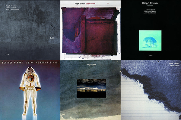 Ralph Towner 6 Album Collage