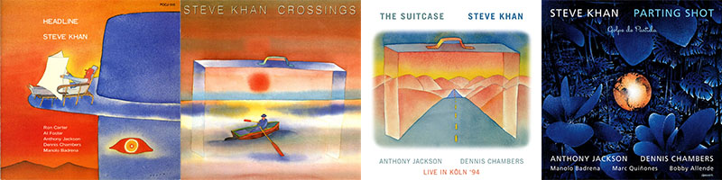 Anthony Jackson Recordings w/ Steve Khan Collage2