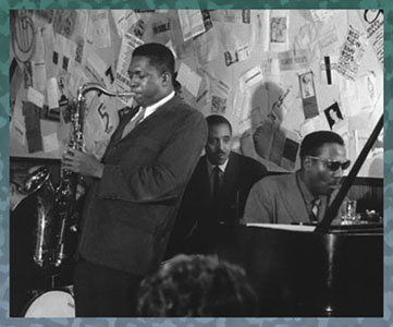 John Coltrane and Thelonious Monk at the Five Spot in New York