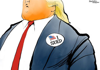 Trump I Sued - Bill Bramhall