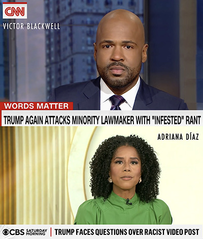 Victor Blackwell & Adriana Diaz Driven to Tears by Trump's Words