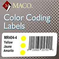 Yellow Peal & Stick Dots