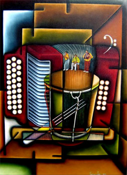 Vallenato Painting - Fernando Rodríguez Rojas