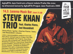 Steve Khan Trio concert bill