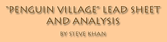 Steve Khan's Penguin Village Lead Sheet