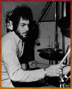 Steve Gadd by Chuck Stewart 1976