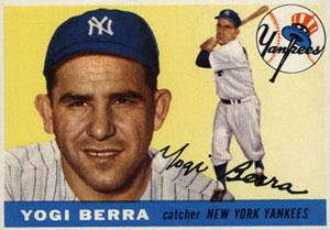 Yogi Berra 1956 Topps Baseball Card